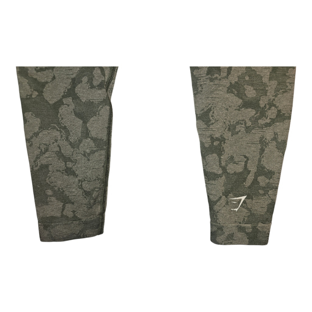 Women's Gymshark Leggings - Green Camo - Size XS - Picture 5 of 6